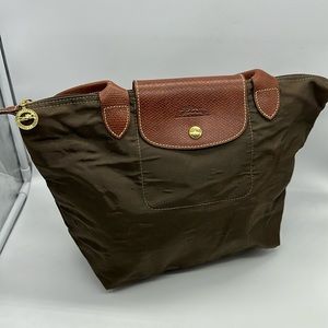 Genuine Longchamp Le Pliage Tote Khaki